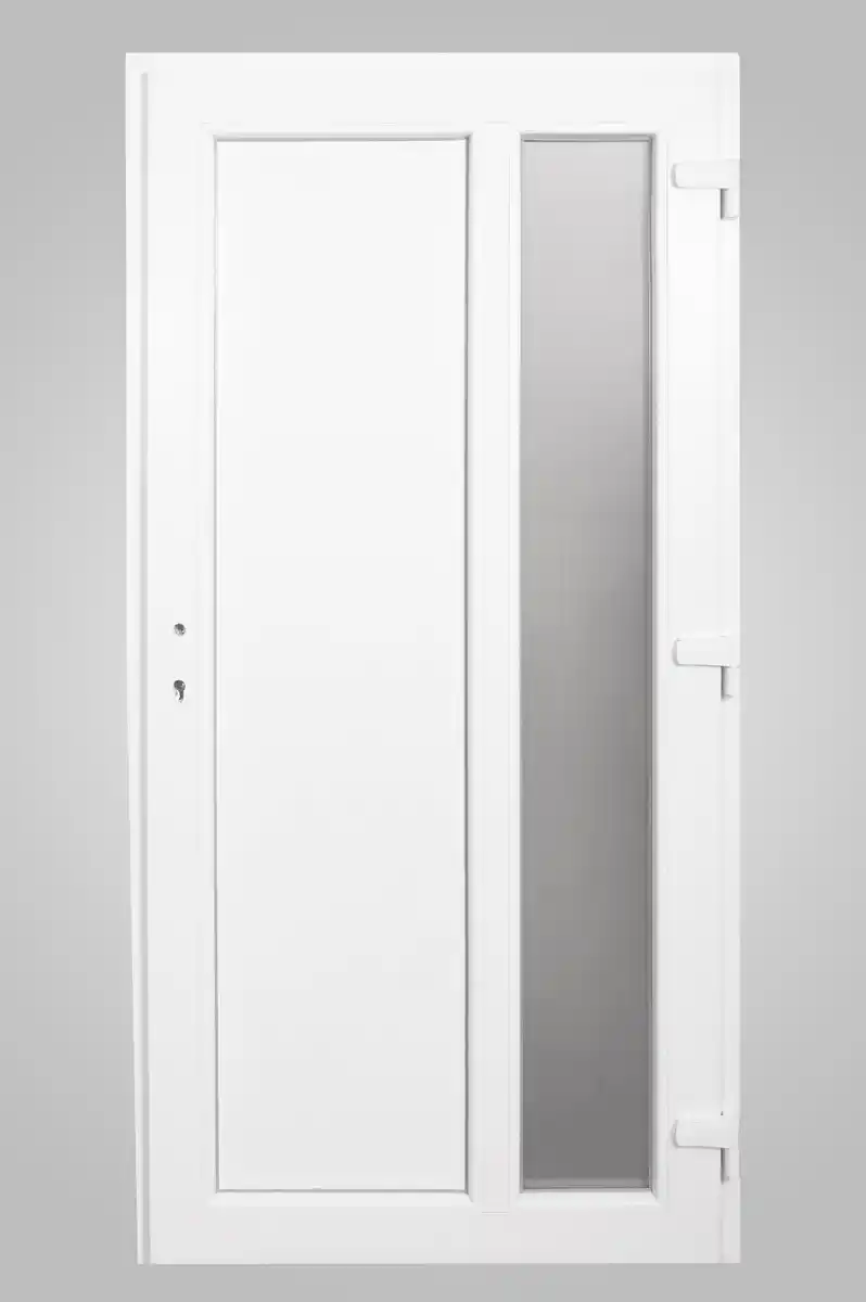 Bild 1 von Panto Haustür Modell K 011 DIN rechts weiß 110 x 210 cm