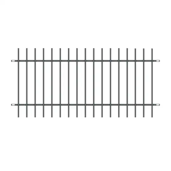 Bild 2 von Zaunfeld »Matt 100«, 200x100 cm, anthrazit, verzinkt