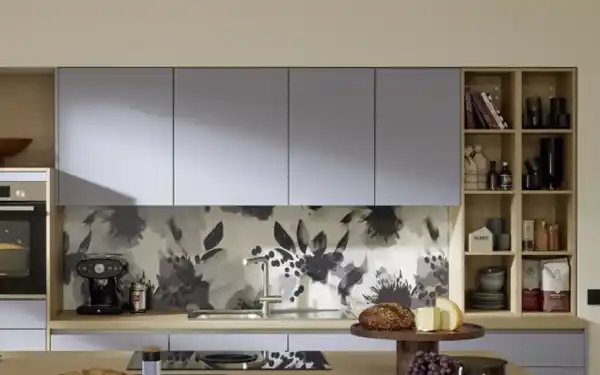 Bild 2 von Einbauküche Sunta/Stadum, Eiche Como Nachbildung/sky, inkl. Privileg Elektrogeräte