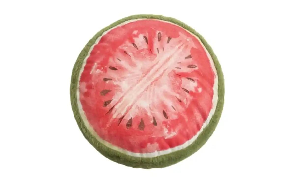 Bild 1 von Rundkissen Fruity, rot/grün, 36 cm