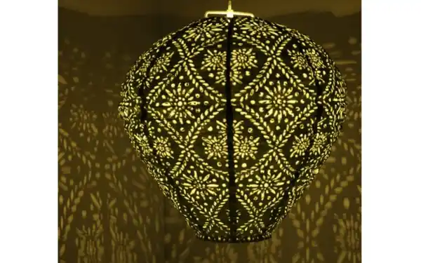 Bild 3 von Solar-Laterne, braun, 30 cm