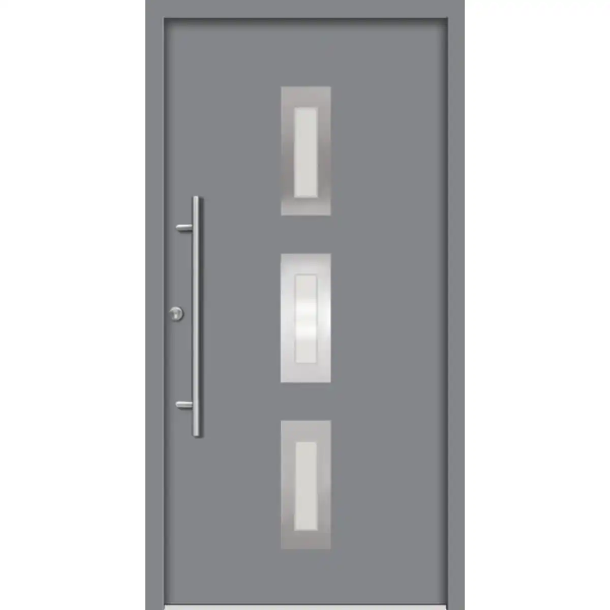 Bild 1 von Haustür »PULA Prime«, Aluminium, in verkehrsgrau