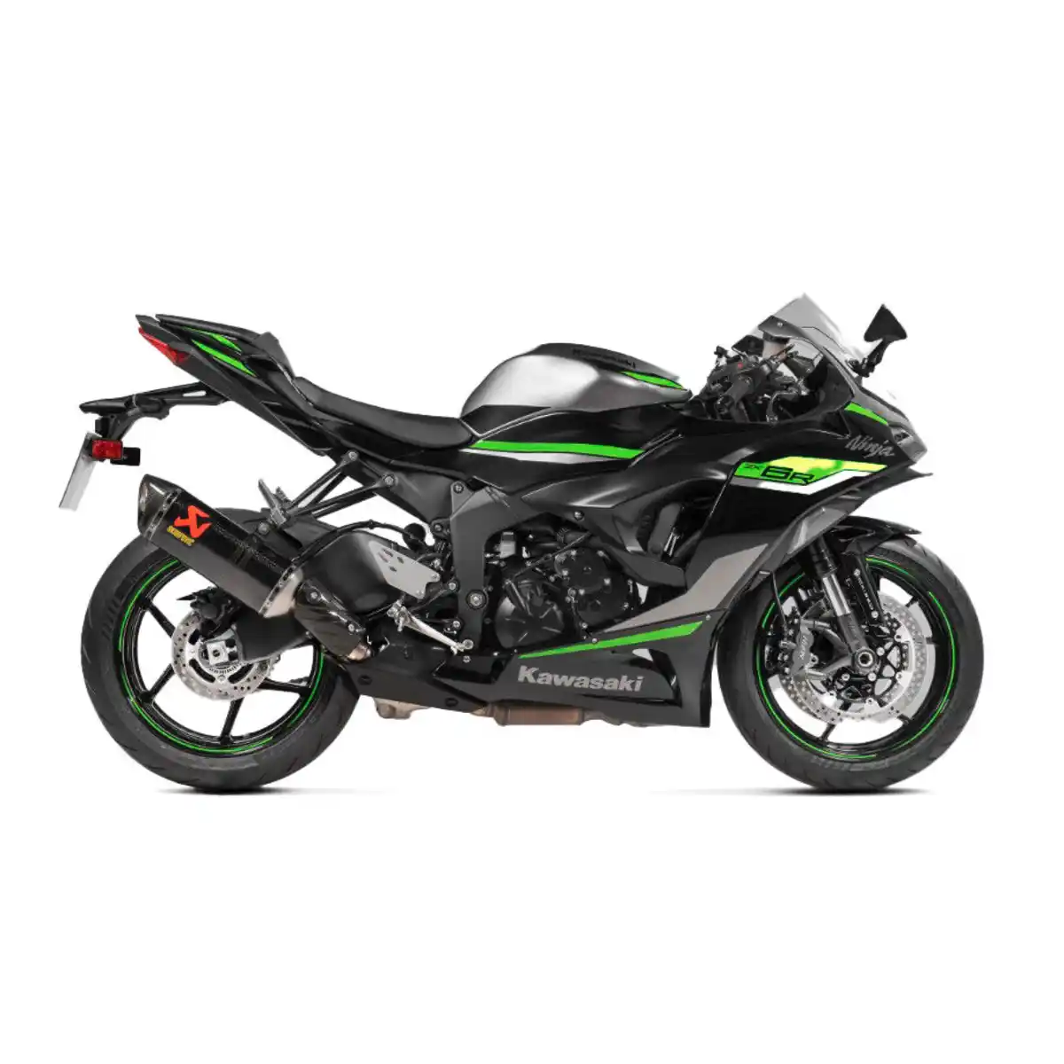 Bild 2 von Akrapovic Auspuff Slip-On Carbon für Kawasaki ZX-6 R 2009-