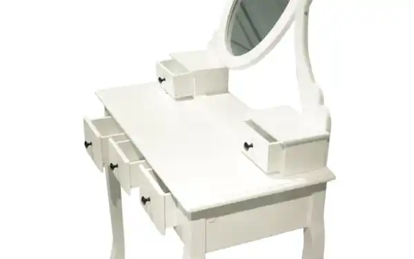 Bild 2 von Schminktisch mit Hocker Tuffi, weiß