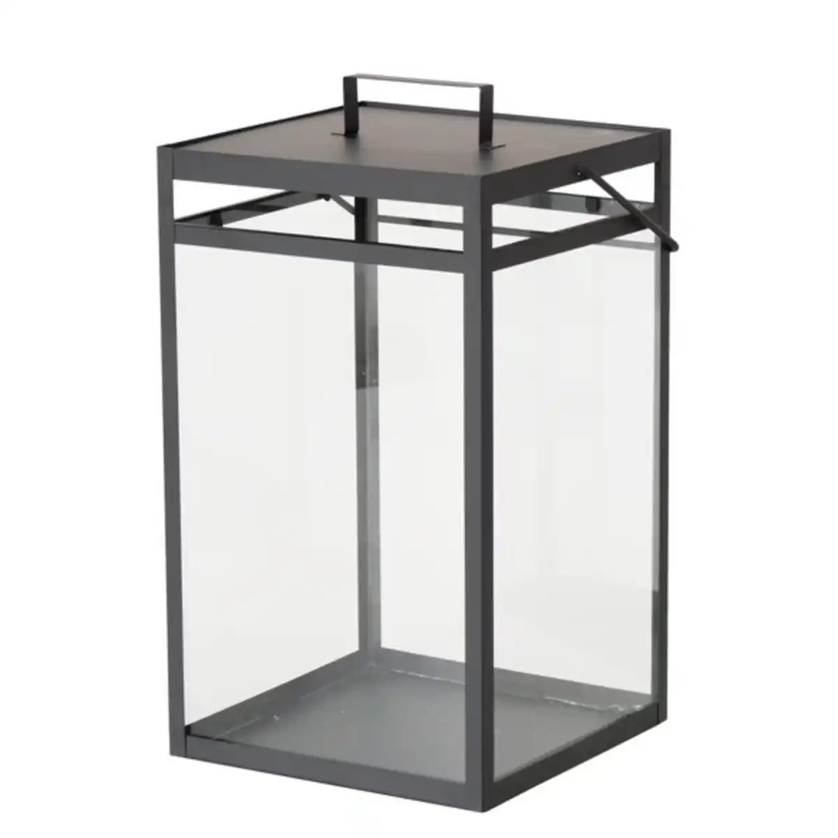 Bild 1 von Laterne »Paguera«, LxBxH: 33 x 33 x 55 cm, Metall, schwarz