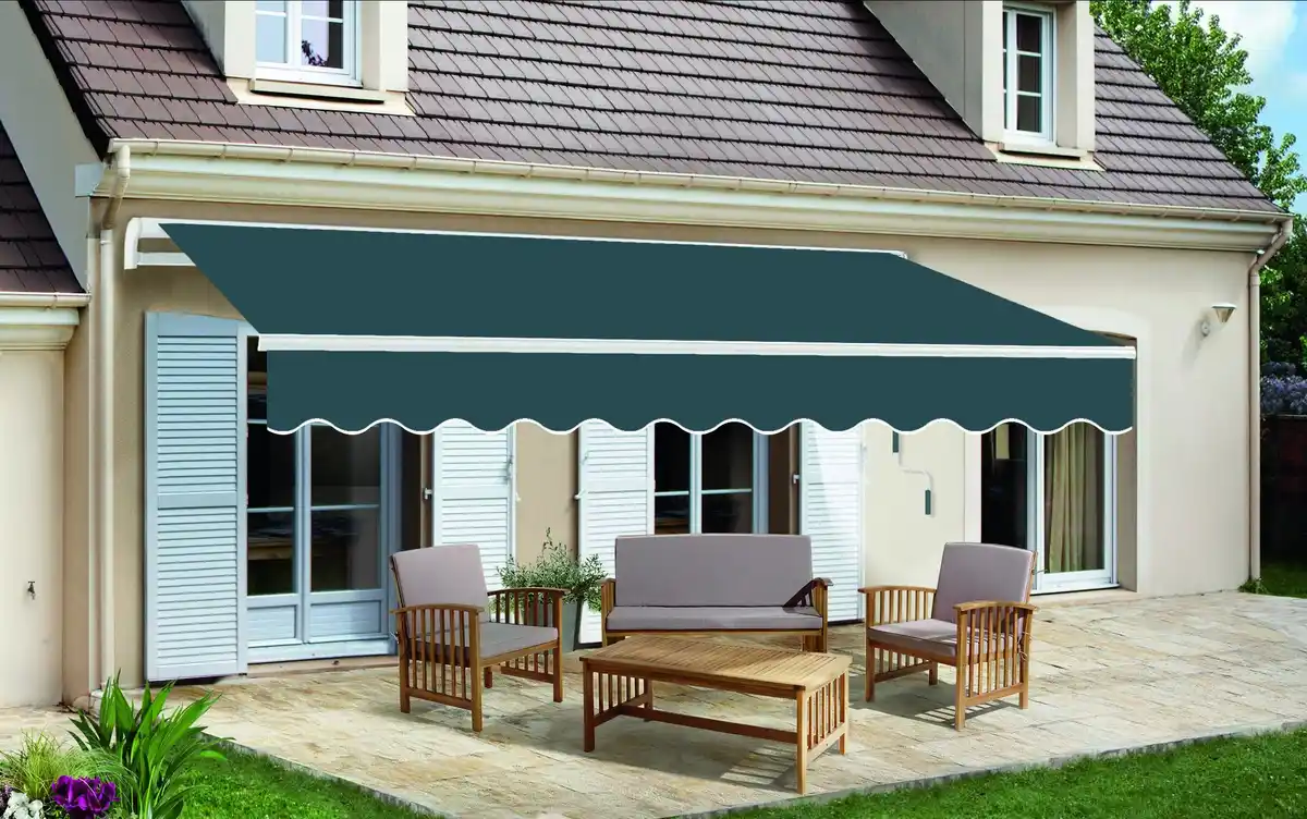 Bild 1 von TrendLine Gelenkarm-Markise 4 x 2,5 m anthrazit-weiß