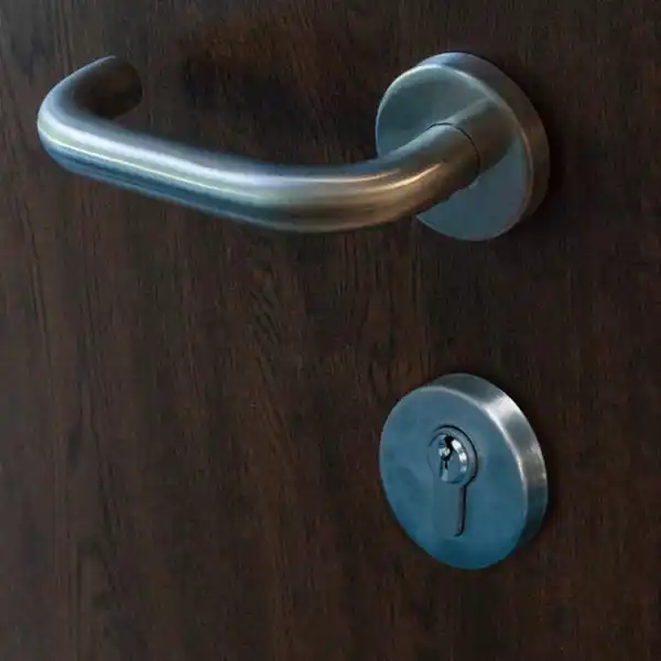 Bild 4 von Haustür »PATRAS Prime«, Aluminium, in nussbaum