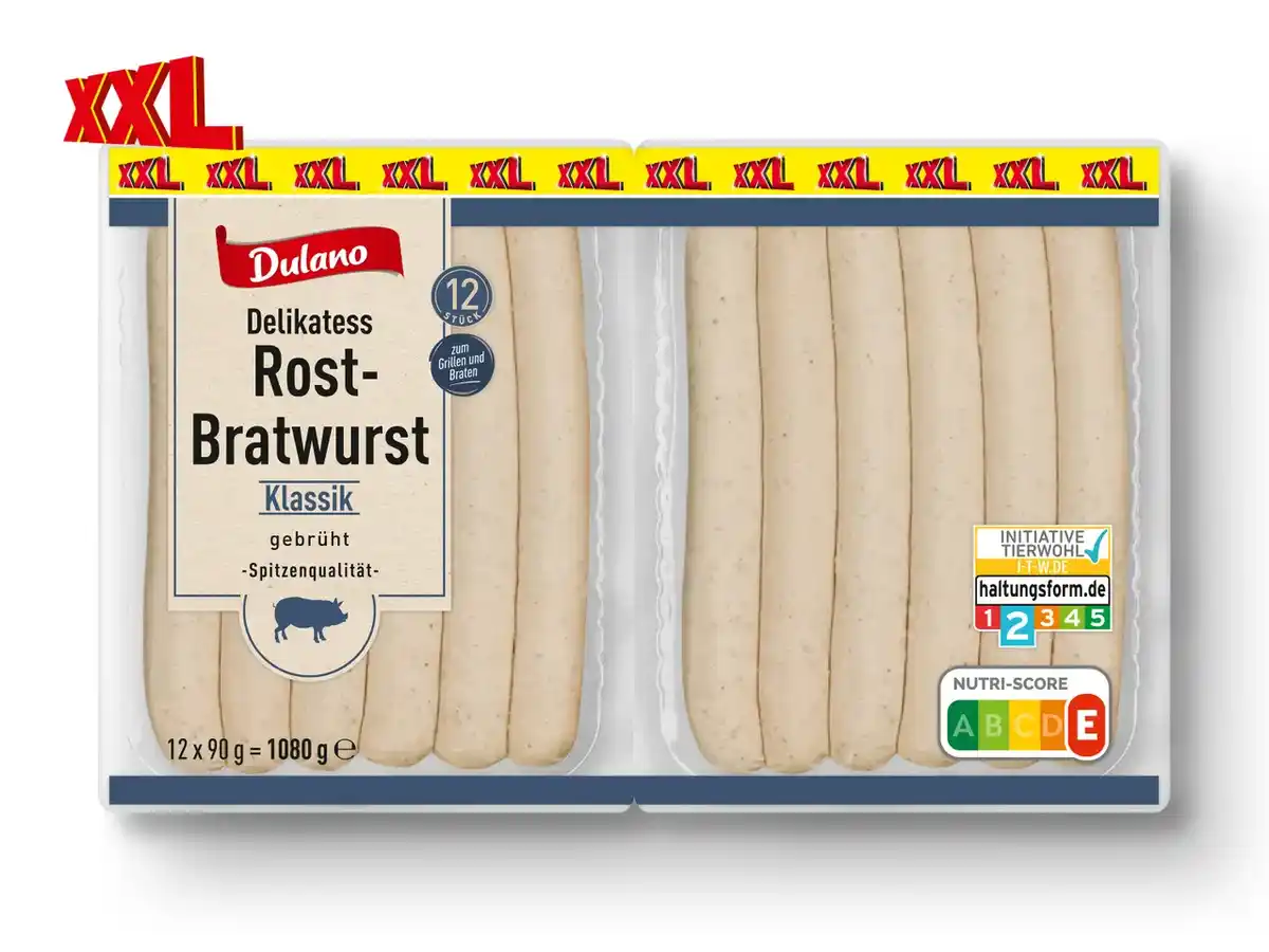 Bild 1 von Dulano Delikatess Rostbratwurst XXL