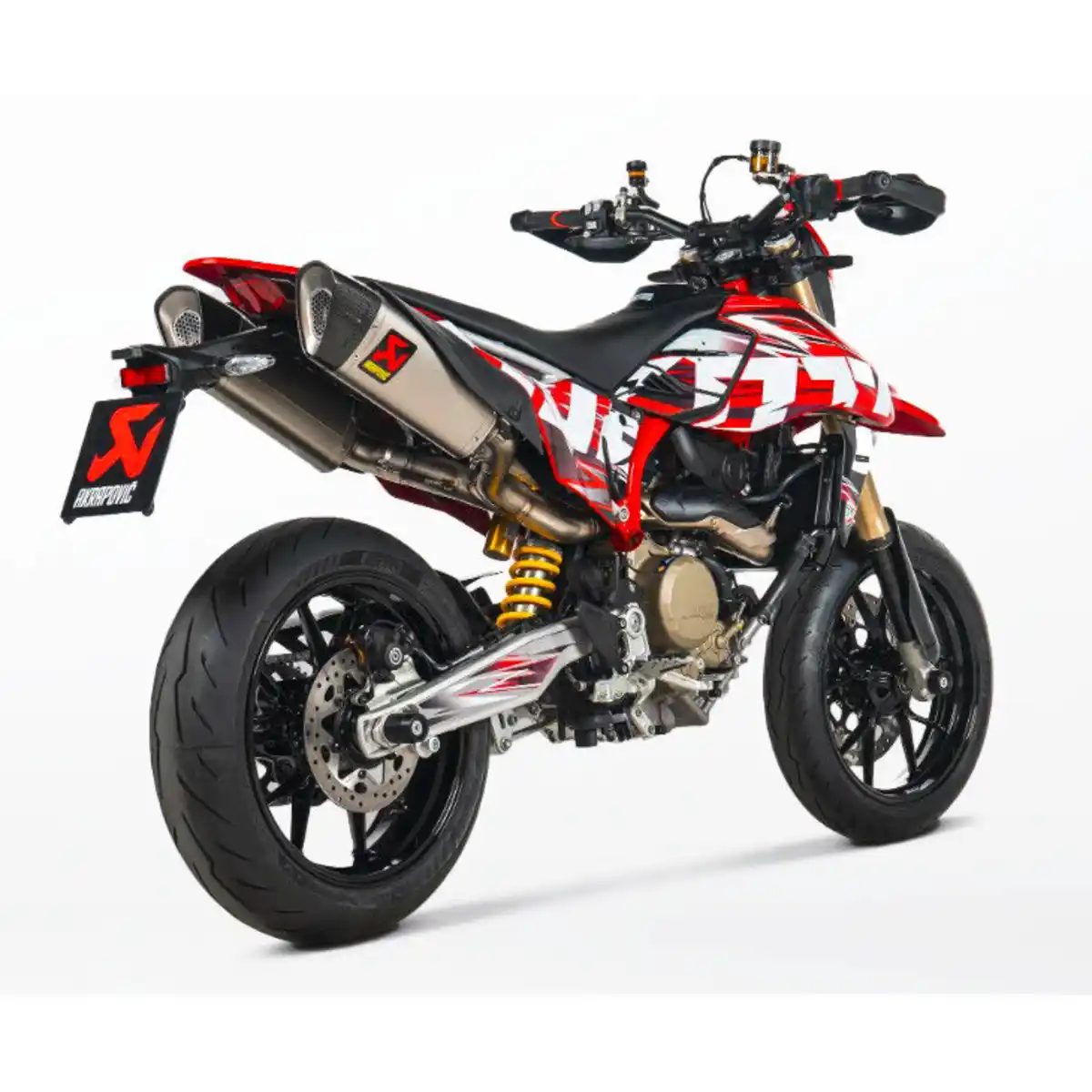 Bild 2 von Akrapovic Auspuff Slip-On Paar Titan für Ducati Hypermotard 698 /RVE