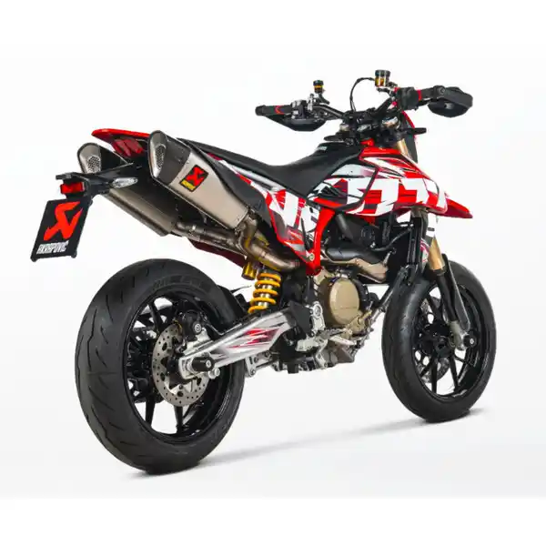 Bild 2 von Akrapovic Auspuff Slip-On Paar Titan für Ducati Hypermotard 698 /RVE