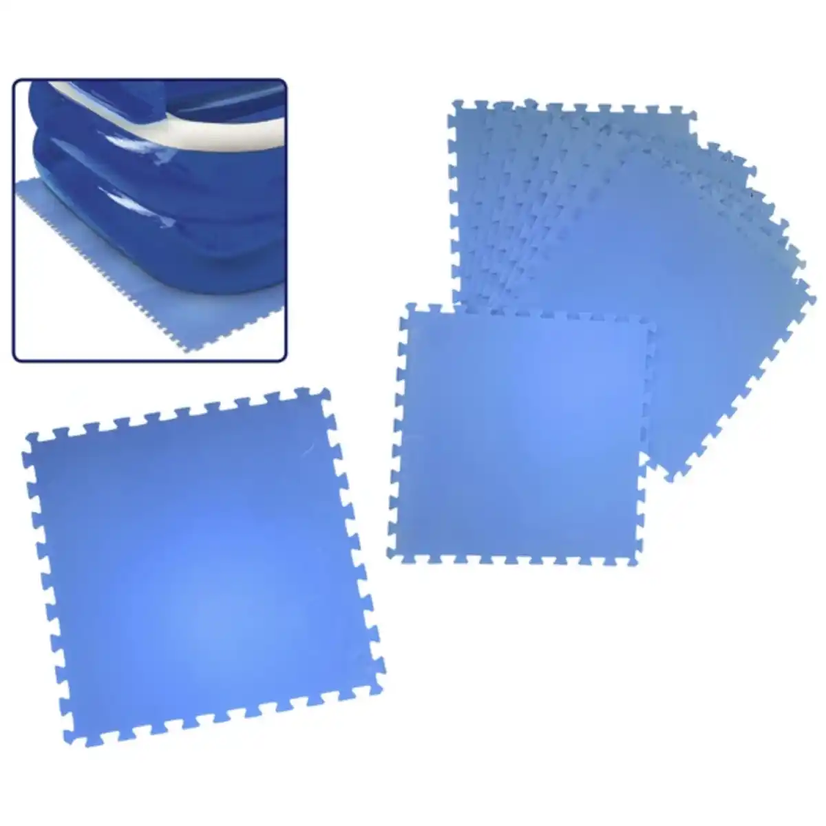 Bild 3 von Poolmatte »EVA«, LxB: 50 x 50 cm, 8 Stück, Polyethylen (PE)