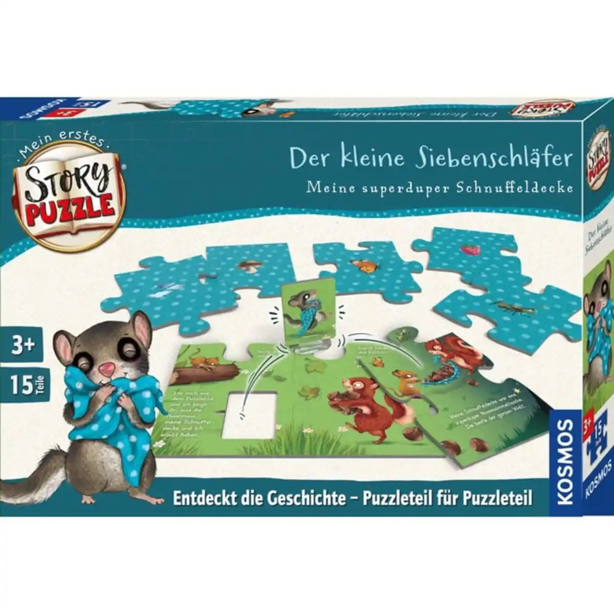 Bild 1 von Puzzle - Der kleine Siebenschl&#228;fer - 15 Teile