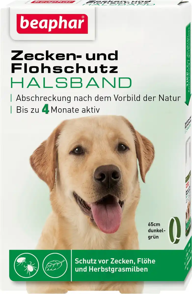 Bild 1 von Beaphar Zecken- & Flohschutz Halsband für Hunde 65 cm