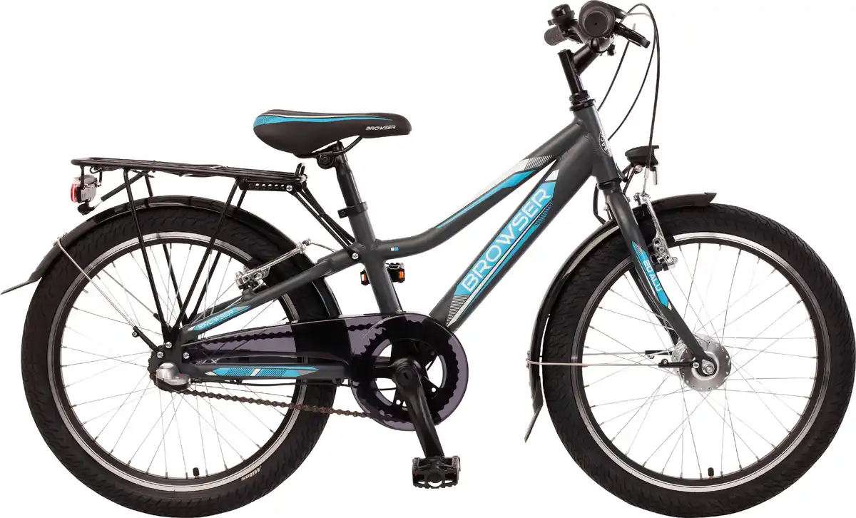 Bild 1 von Bachtenkirch Jugendfahrrad Browser 20 Zoll dunkelgrau mit Rücktritt