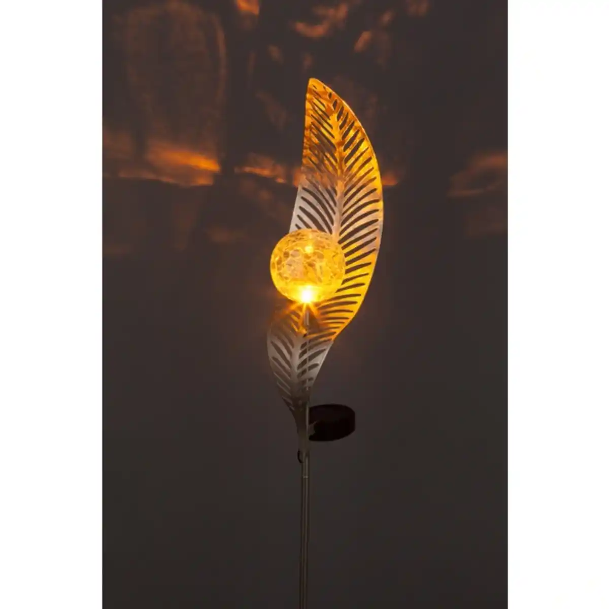 Bild 4 von LED-Solarleuchte »Svane«, Höhe: 103 cm, inkl. Akku & Erdspieß, Kunststoff/Glas/Metall