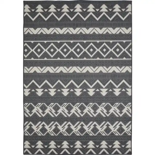 Bild 3 von Teppich »Reno«, BxL: 120 x 160 cm, beige/anthrazit, Boho-Stil