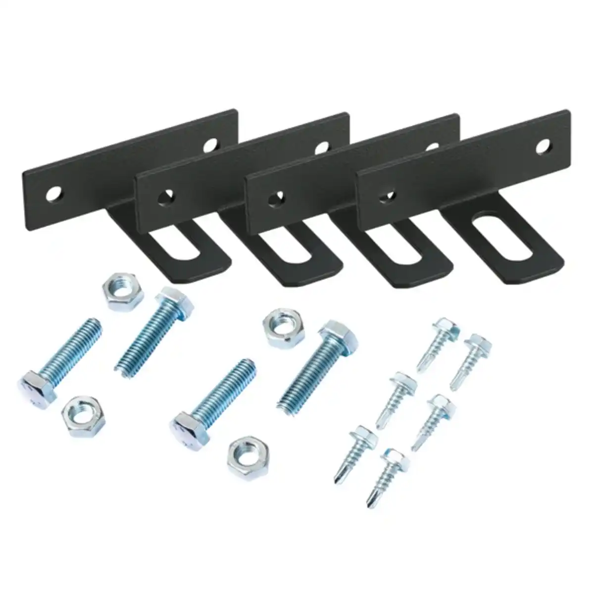 Bild 1 von Zaunverbinder, zur Montage an Metallpfosten, 4 Stück, verzinkt