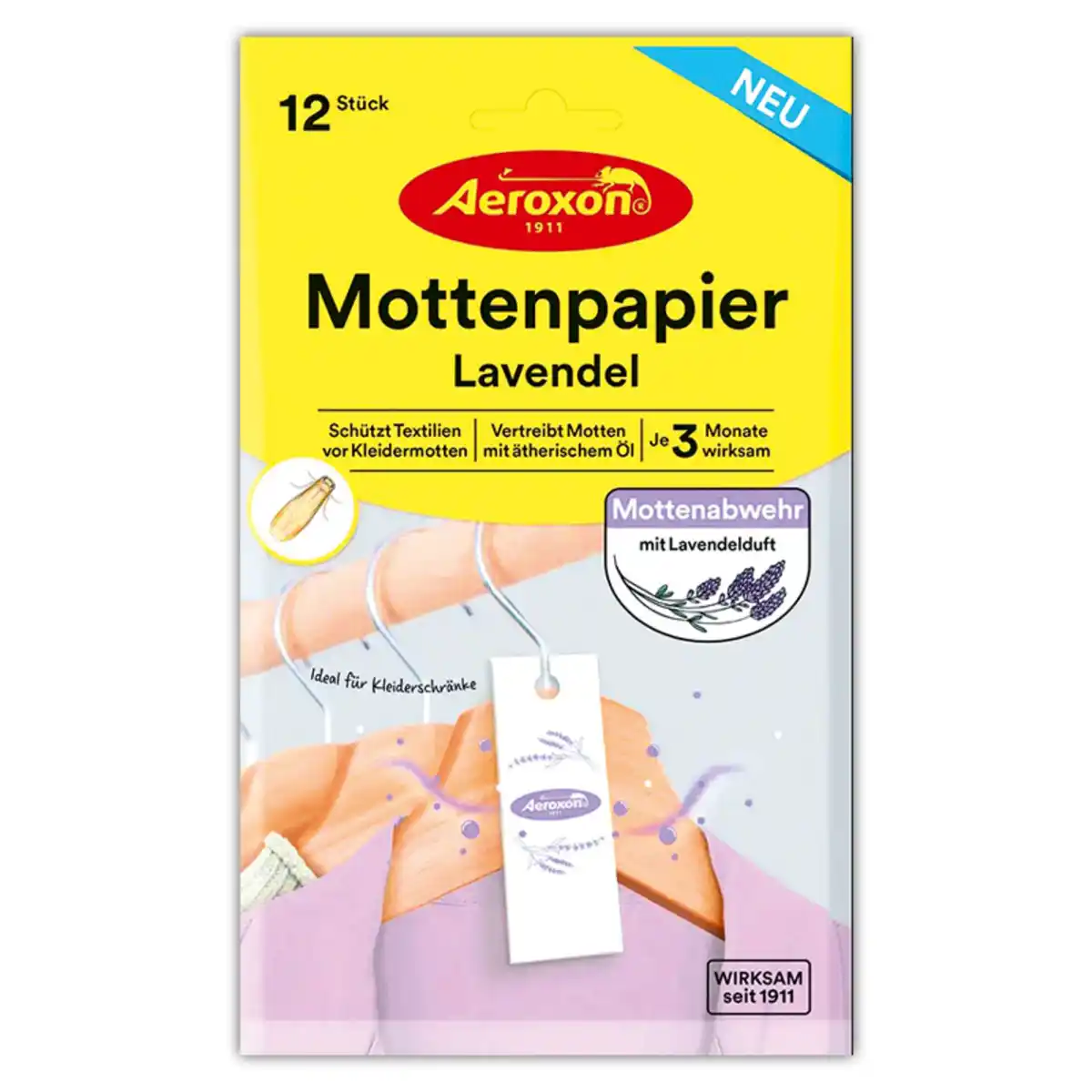 Bild 1 von Aeroxon Mottenpapier Lavendel