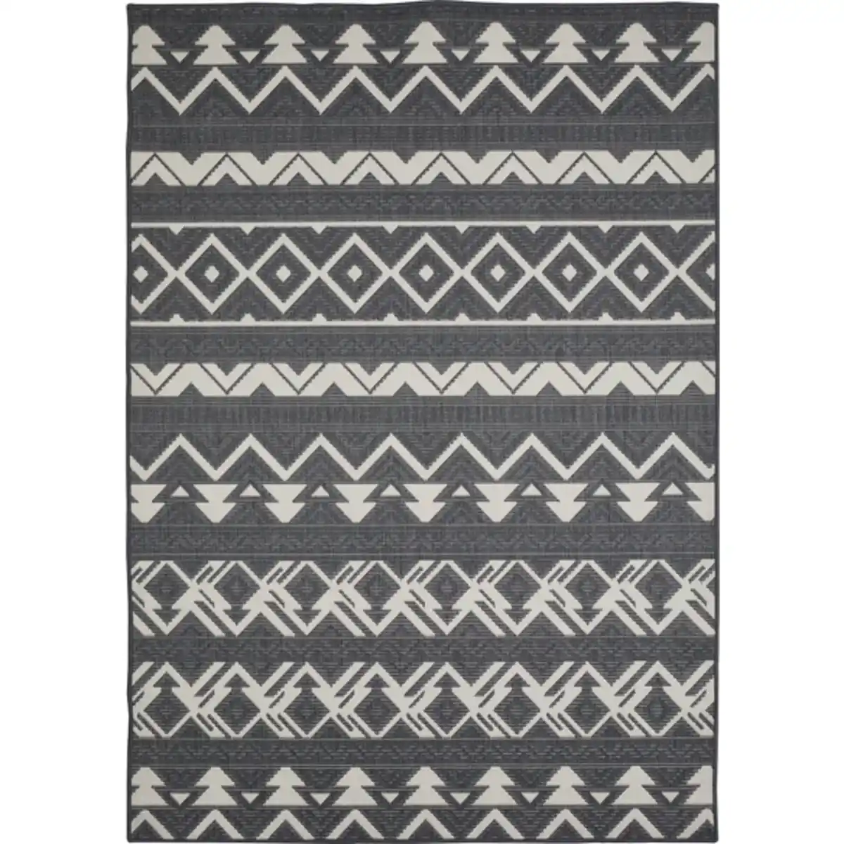 Bild 4 von Teppich »Reno«, BxL: 80 x 140 cm, beige/anthrazit, Boho-Stil