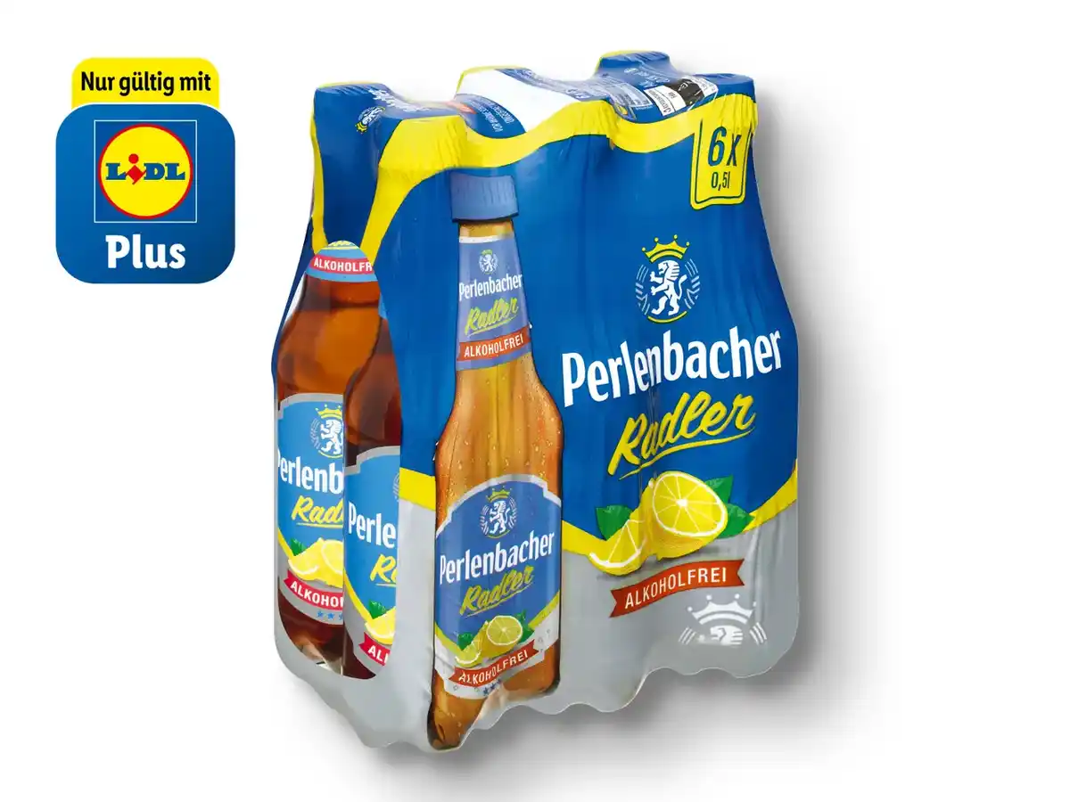 Bild 1 von Perlenbacher Radler, alkoholfrei