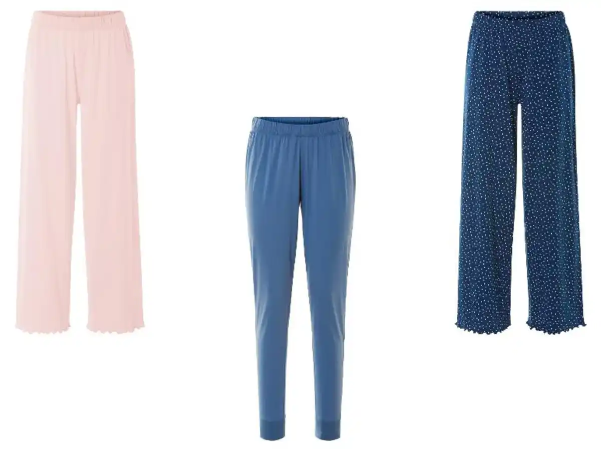 Bild 1 von esmara® Damen Schlafhose, aus reiner Baumwolle