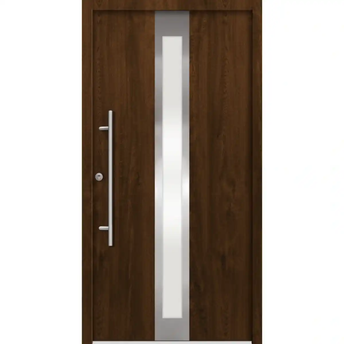 Bild 1 von Sicherheitshaustür »RHODOS Prime RC2«, Aluminium, in nussbaum