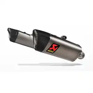 Akrapovic Auspuff Slip-On Paar Titan für Ducati Hypermotard 698 /RVE