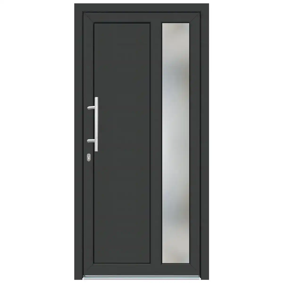 Bild 1 von Panto Haustür Modell K 011 DIN links anthrazit 110 x 210 cm