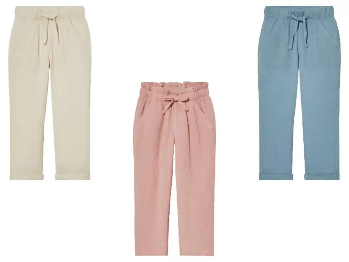 Bild 1 von lupilu® Kinder Hose, aus weichem Musselin