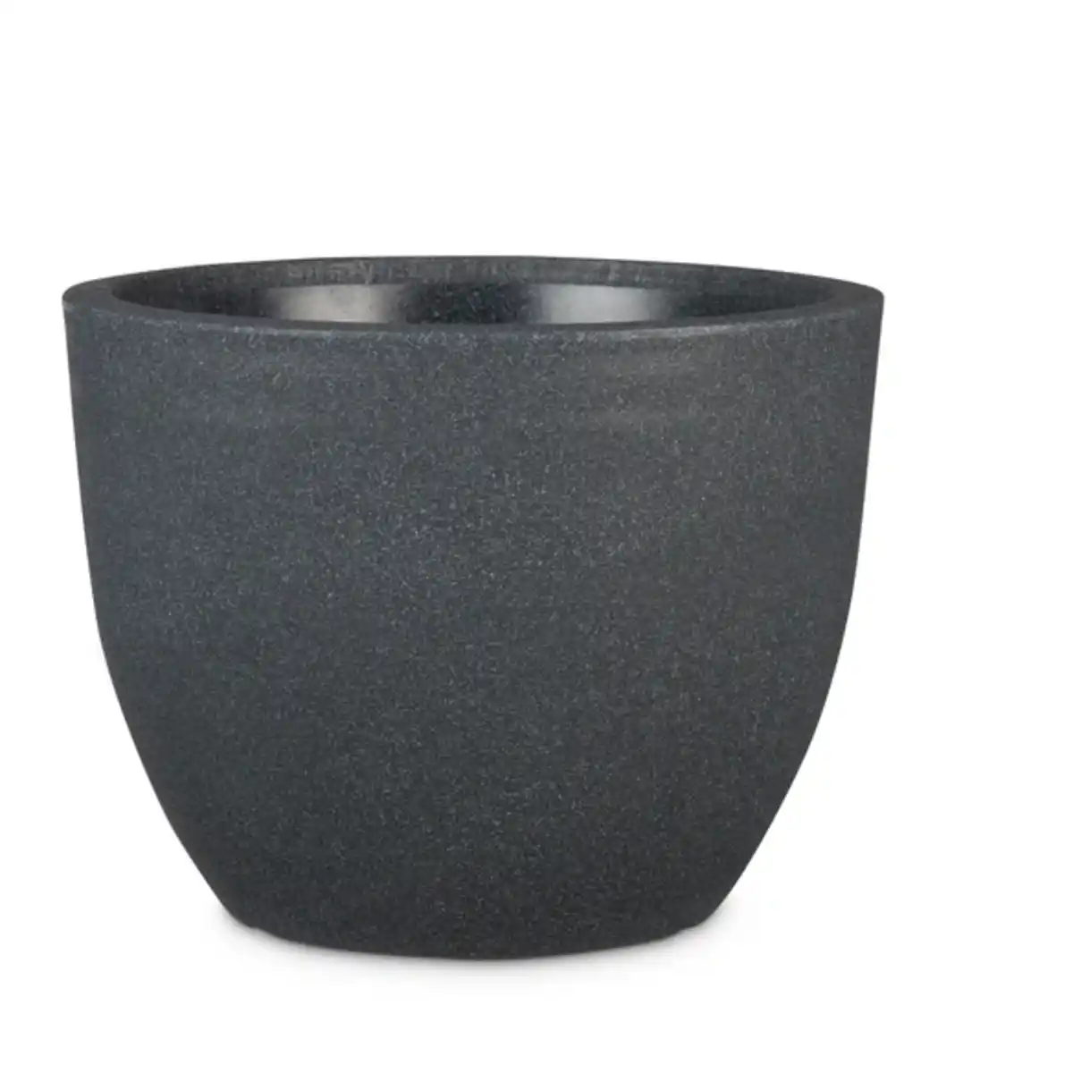 Bild 1 von Pflanzgefäß »Palermo«, 30 x 23 cm (ØxH), Kunststoff, granitschwarz