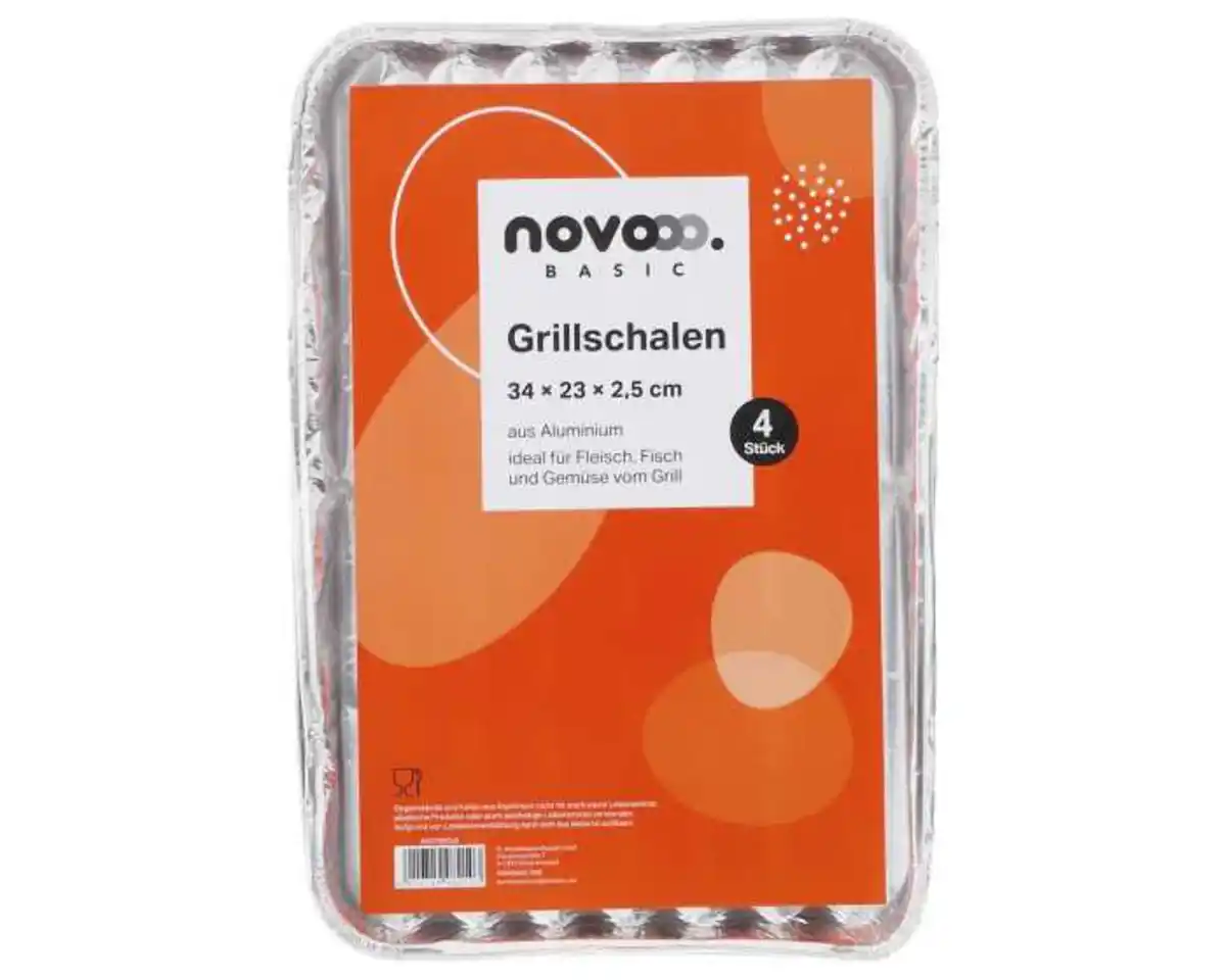 Bild 1 von Grillschale 4 Stk. Aluminium