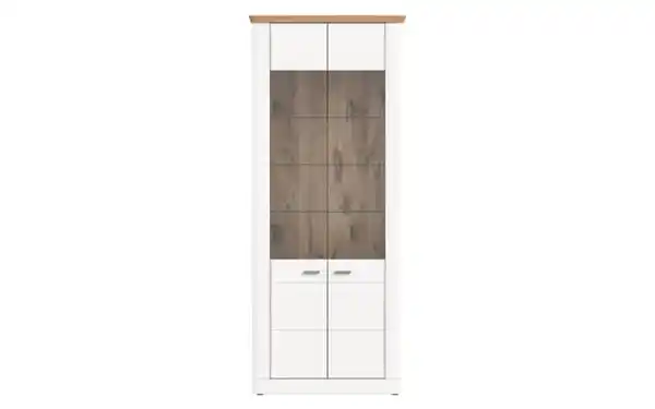 Bild 2 von Xonox Home - Stauraumvitrine II Modern Times, weiß/Eiche-Nachbildung