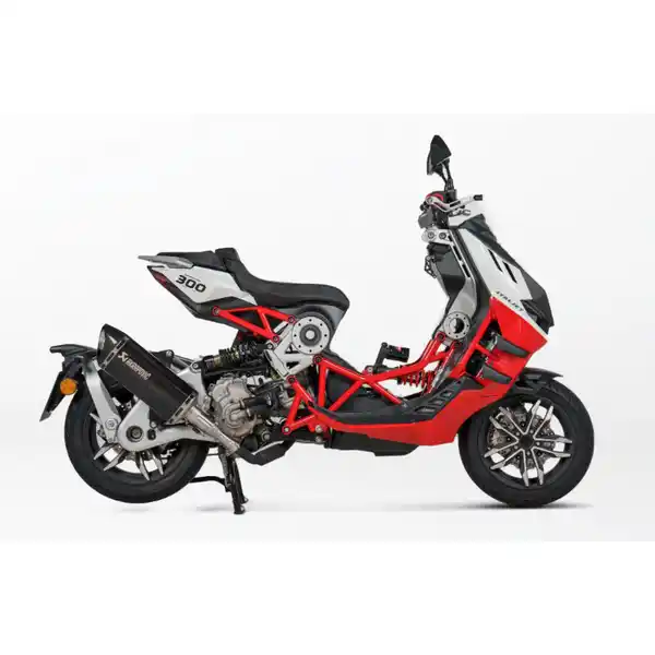 Bild 3 von Akrapovic Auspuff Slip-On Titan schwarz für Italjet Dragster 300 2024-