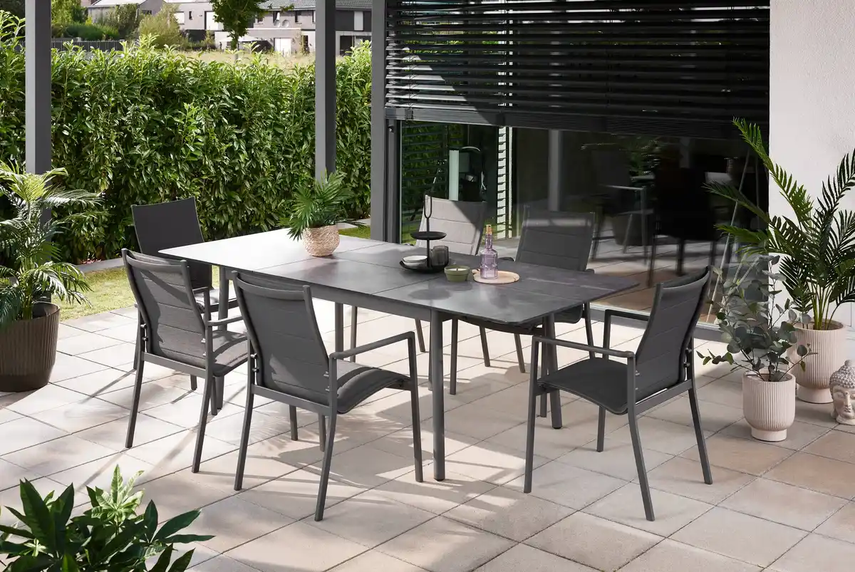 Bild 1 von Primaster Garten-Essgruppe Taormina Bilbao 6 Personen mit ausziehbaren Tisch