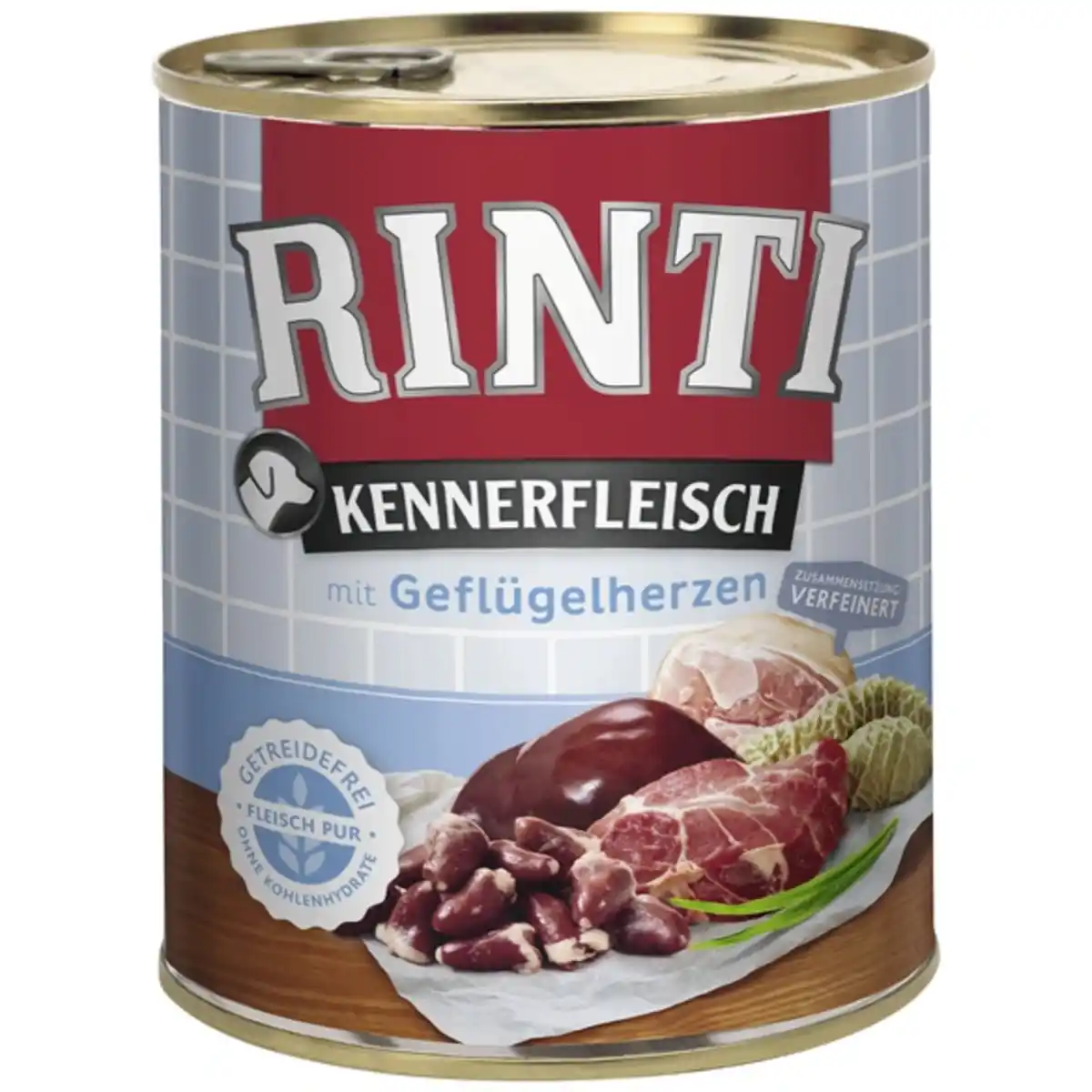Bild 1 von Hunde-Nassfutter »Kennerfleisch«, Geflügel, 1 Dose