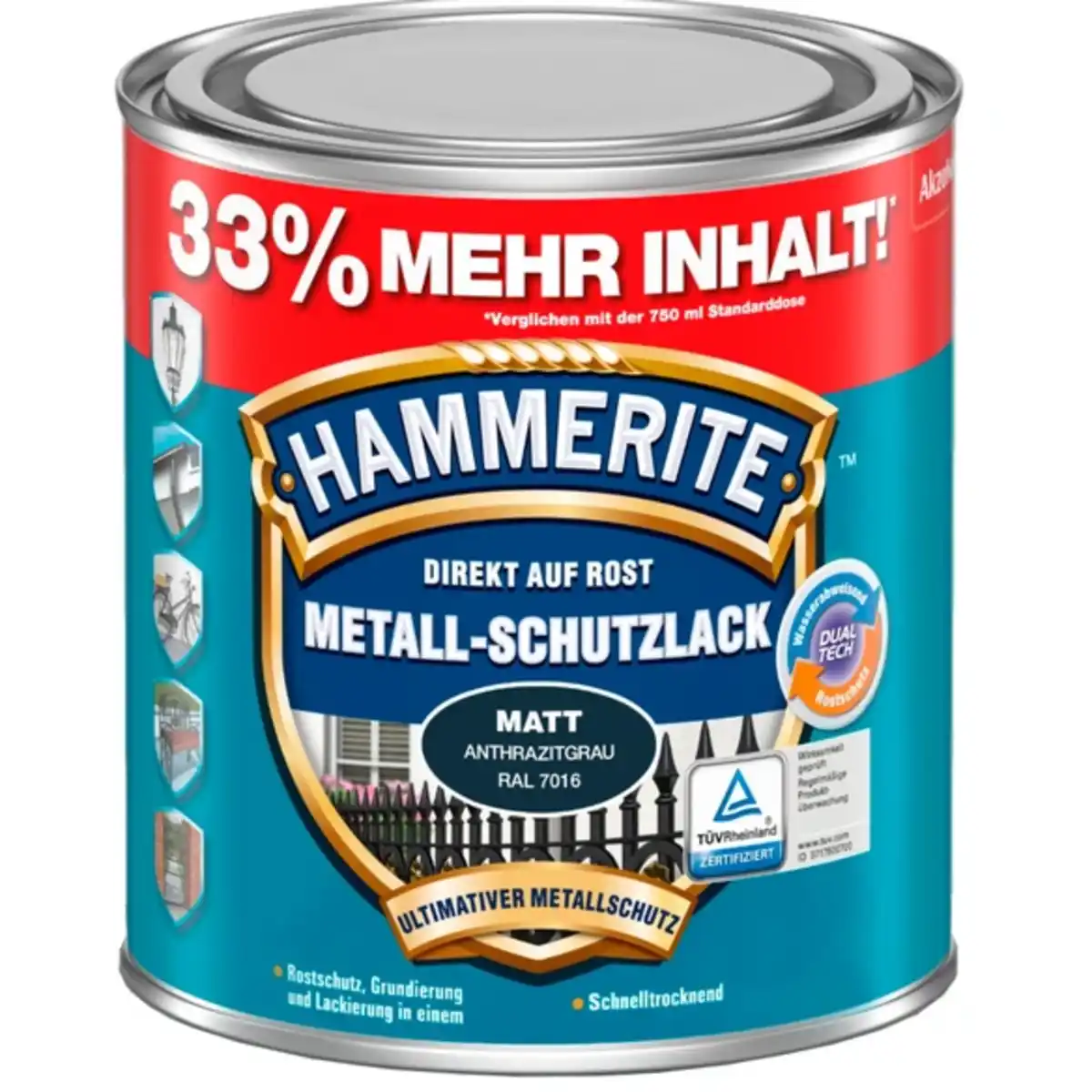 Bild 1 von Metallschutzlack, 1 l, matt