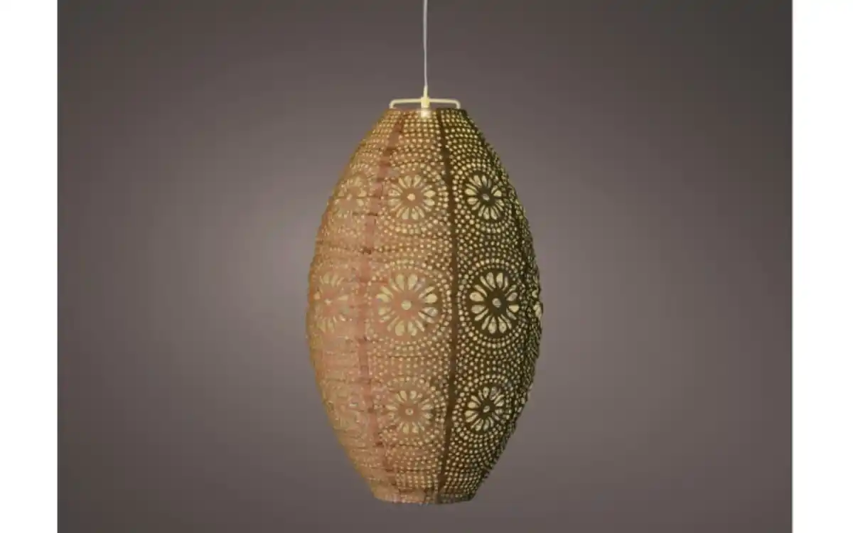 Bild 2 von Solar-Laterne, orange, 23 cm