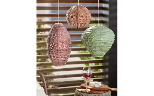 Bild 4 von Solar-Laterne, grün, 30 cm