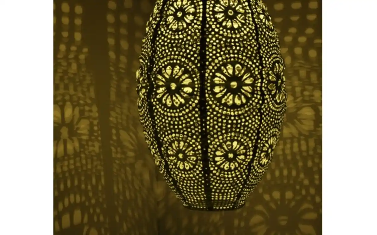 Bild 3 von Solar-Laterne, orange, 23 cm