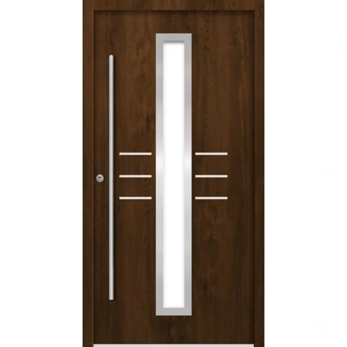 Bild 1 von Sicherheitshaustür »OMIS Prime RC2«, Aluminium, in nussbaum