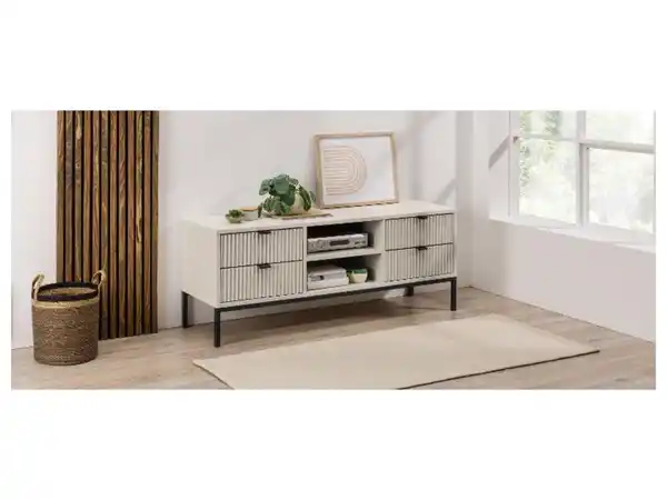 Bild 2 von LIVARNO home Lowboard, mit Lamellen-Optik