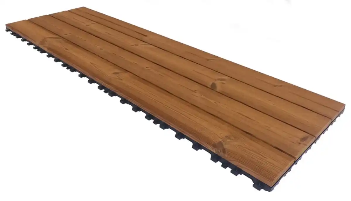 Bild 1 von ONEK Klickfliese Holz natur Smartdeck 40 x 120 x 2,5 cm 1 Stück