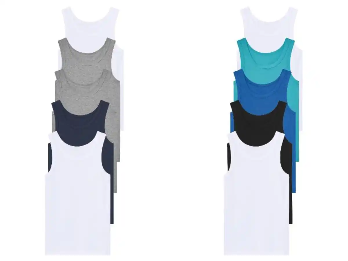 Bild 1 von pepperts!® Kinder Unterhemden, 5 Stück, aus reiner Bio-Baumwolle