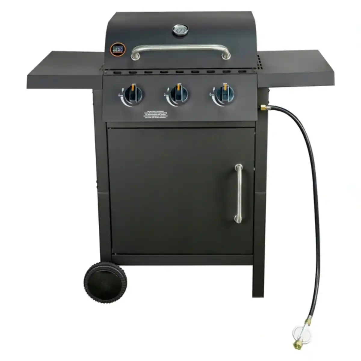 Bild 2 von Gasgrill »3-Brenner«, verchromt, 37x45cm, 9kW