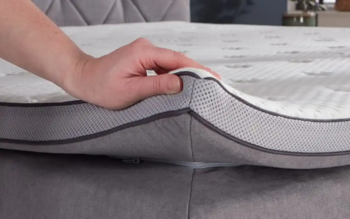 Bild 4 von Boxspringbett BX2100 Baker, lichtgrau, 180 x 200 cm