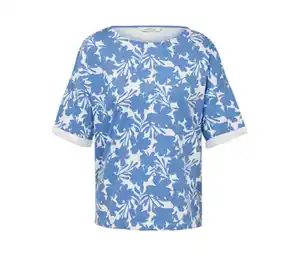 Bedrucktes Sweatshirt, hellblau
