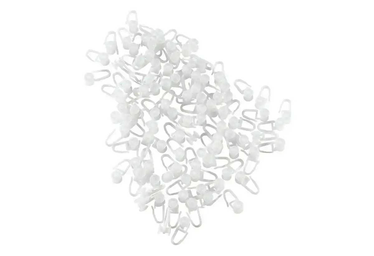 Bild 1 von GARESA Gardinenröllchen Rollring für U-Profil, U-Schienen, (Packung, 100-St., mit Faltenhaken)