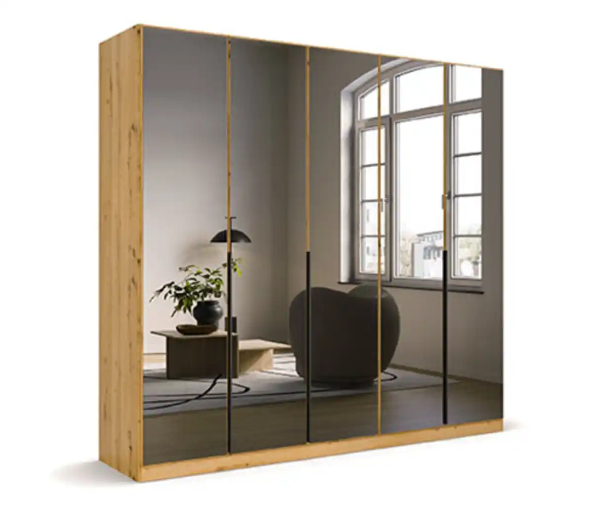 Bild 1 von rauch Kleiderschrank »Skyla«, 5-türig, eiche