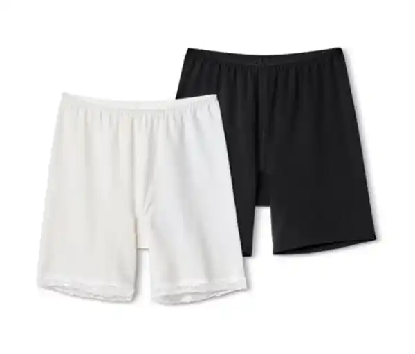 Bild 1 von 2 Radler-Shorts, schwarz und weiß