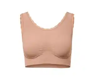 Seamless-Bustier, beige